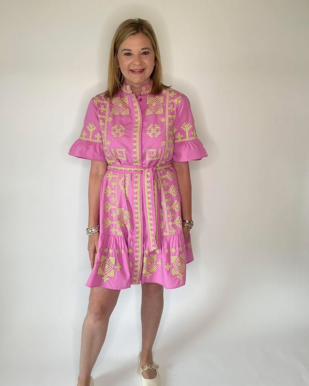 Uncle Frank Cross Stitched Dress