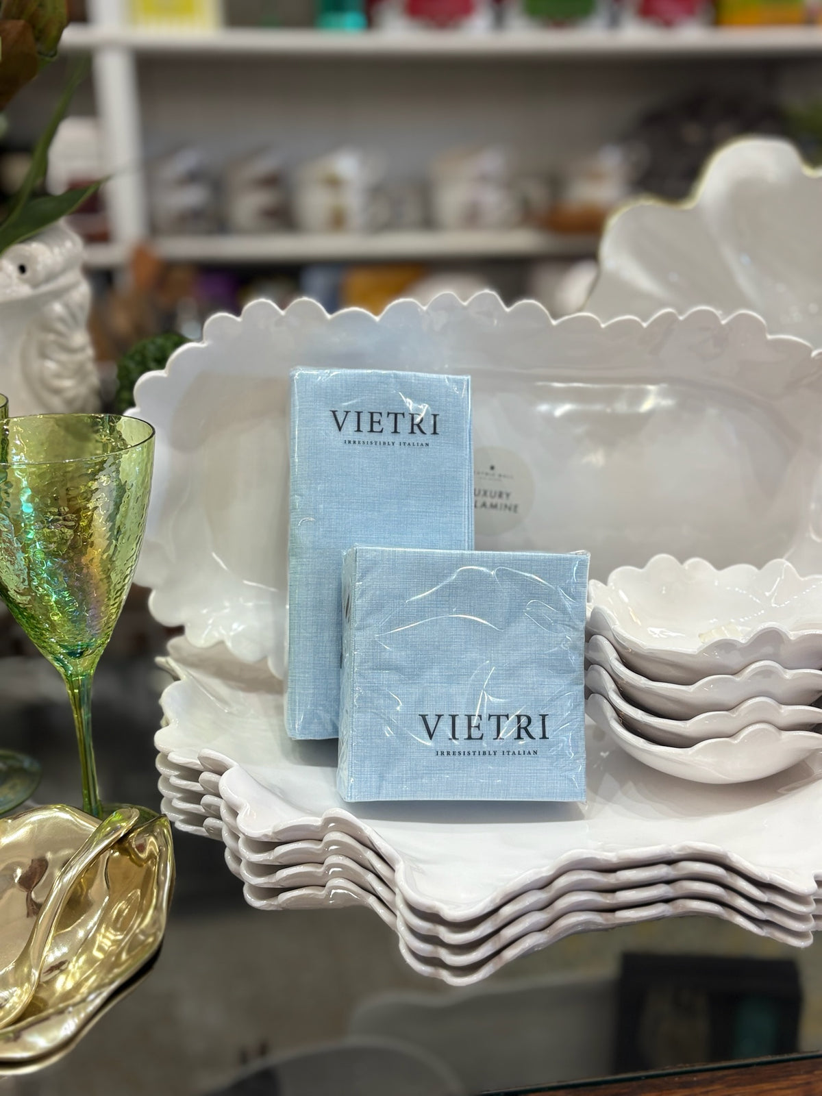 Vietri Papersoft Easy Blue Guest Towels