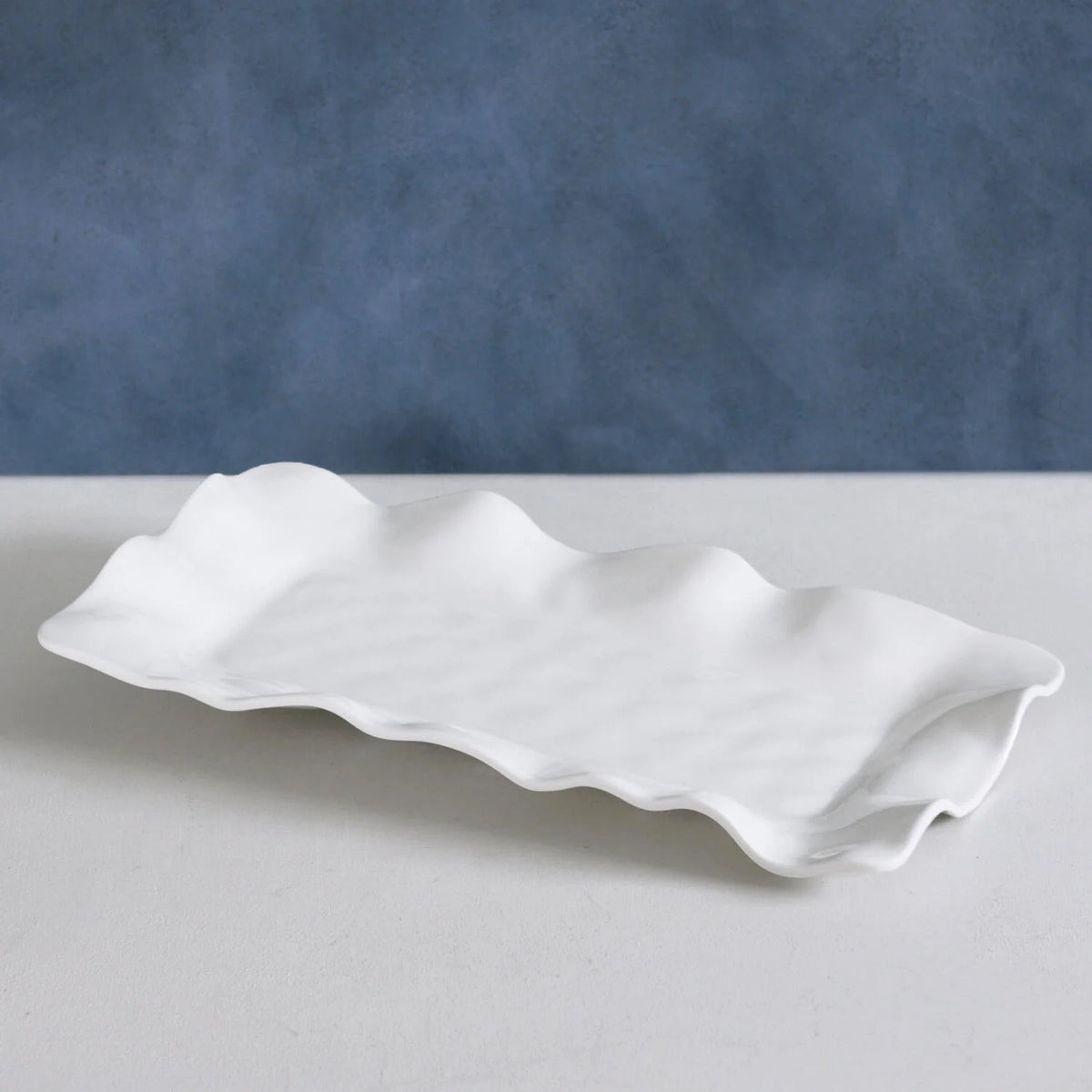 Beatriz Ball Havana Long Rectangular Tray (White)