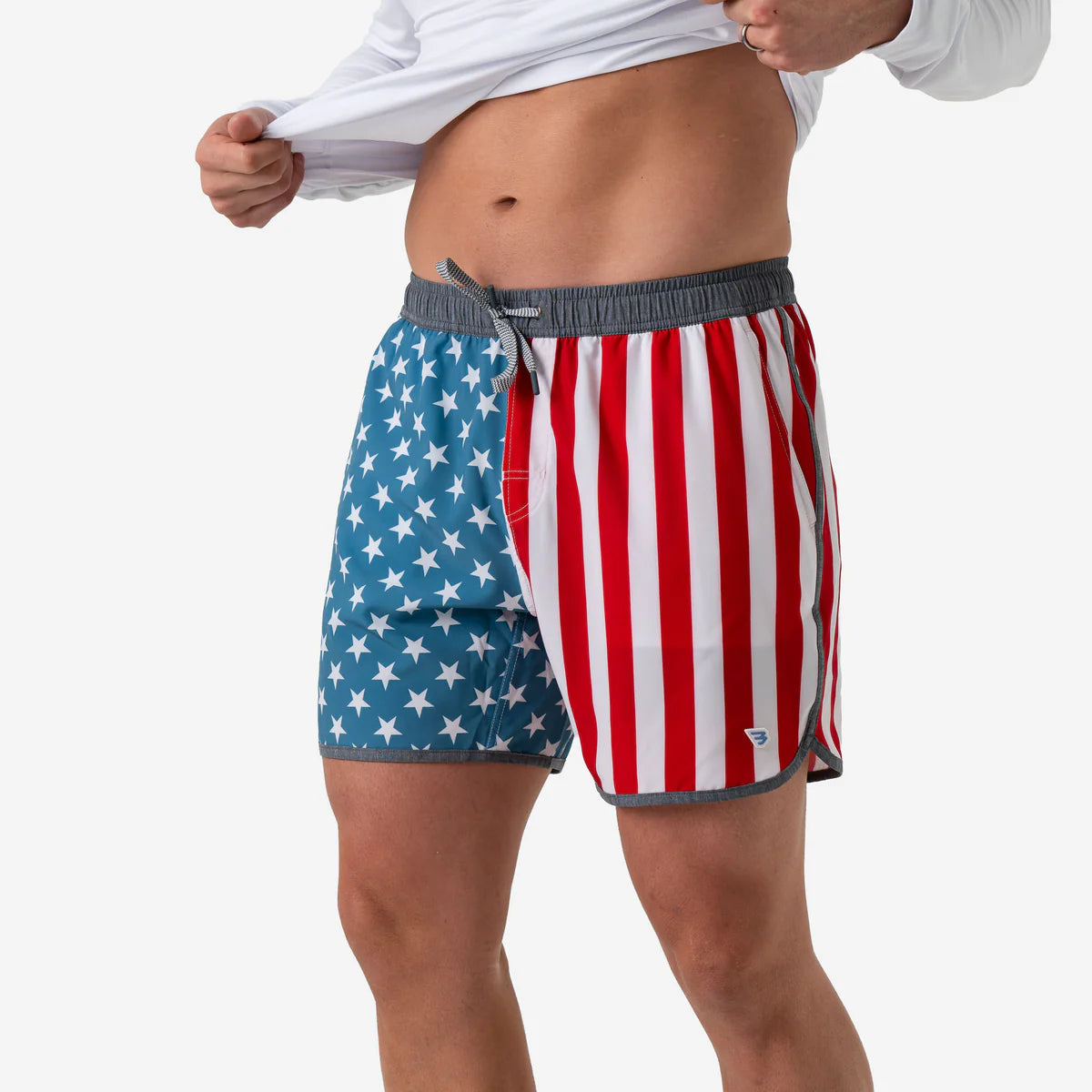 Burlebo Swim Trunks - Throwback USA