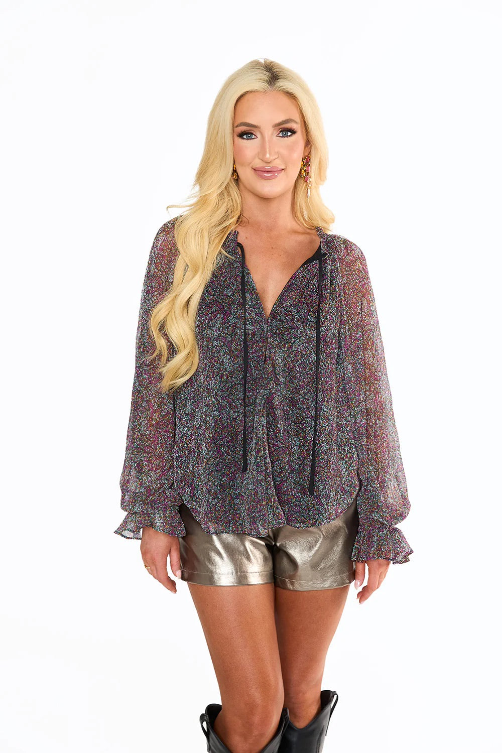 Buddy Love- Mandy Long Sleeve Blouse - Ozark