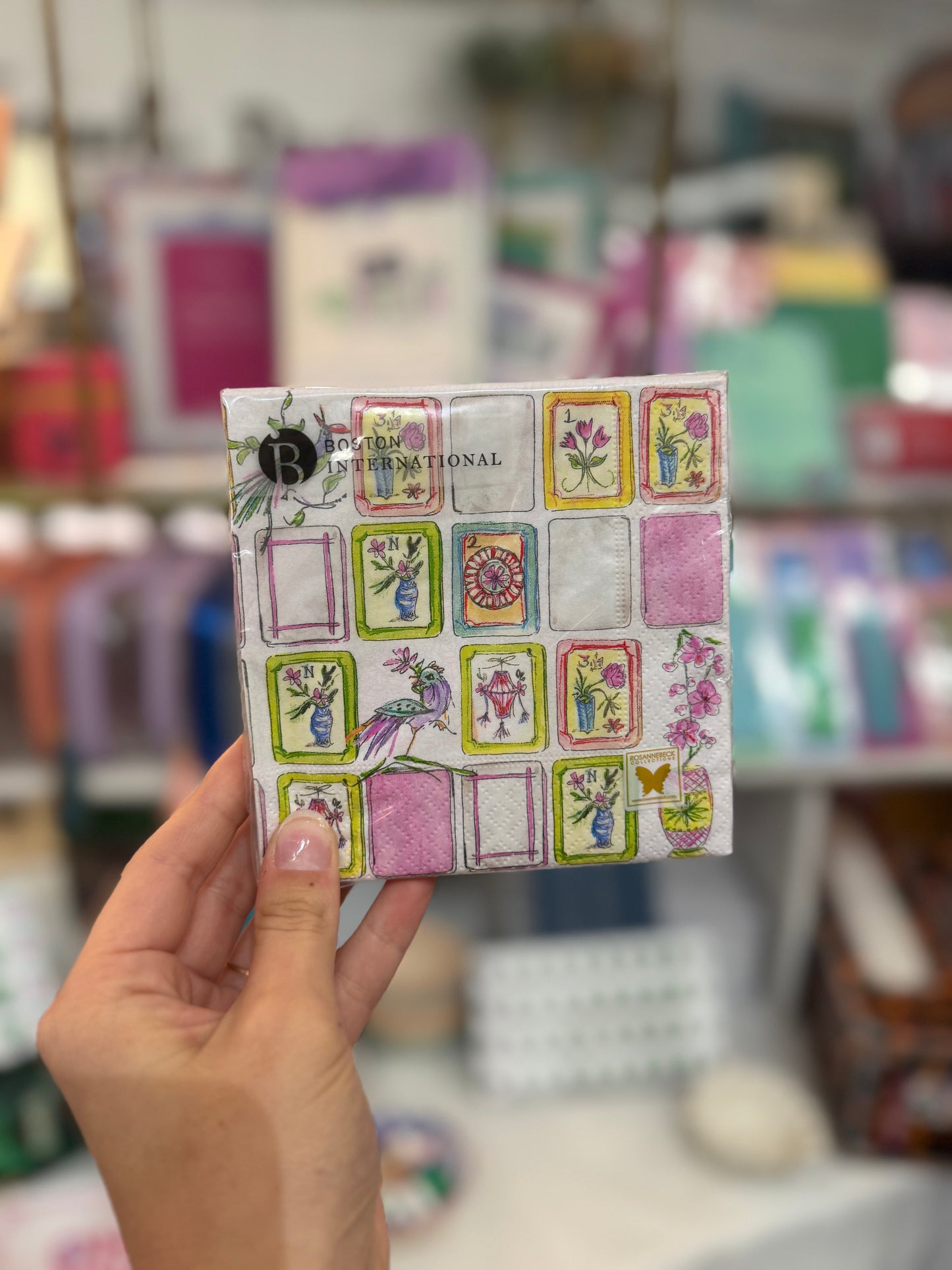 Mahjong Tile Cocktail Napkins