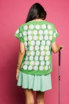 Queen of Sparkles Green Golf Ball & Golf Tee T-Shirt