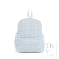 TRVL Design Mini Back - Pimlico Plaid Blue