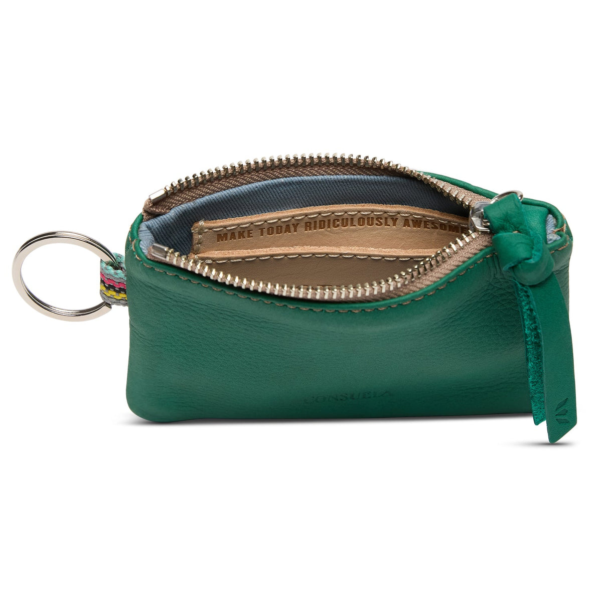 Consuela Teal Pouch