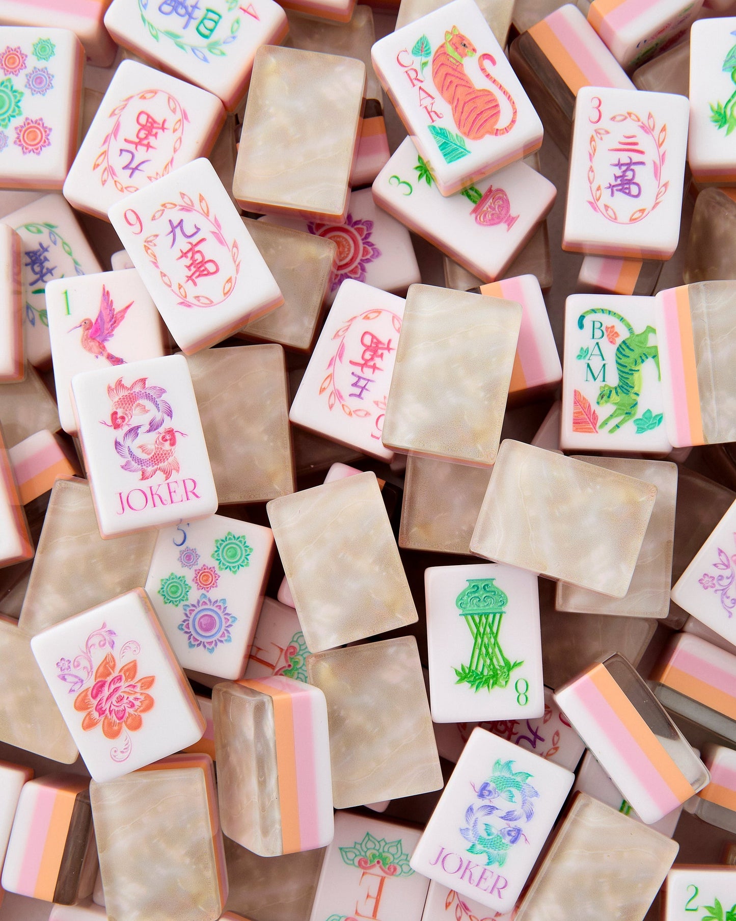 Oh My Mahjong Pearlescent Mahjong Tiles
