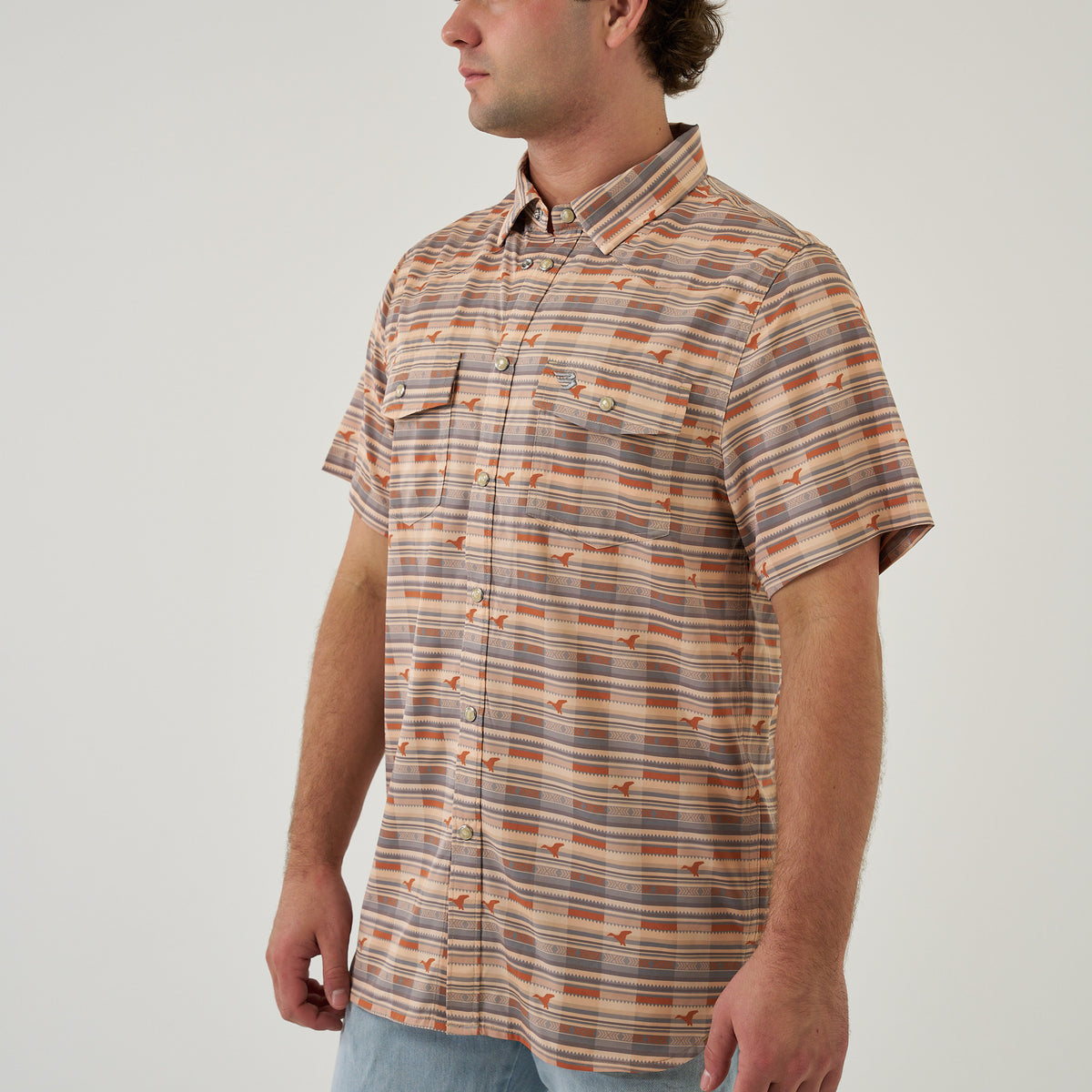 Burlebo Performance Western Shirt - Duck Hunter Plaid