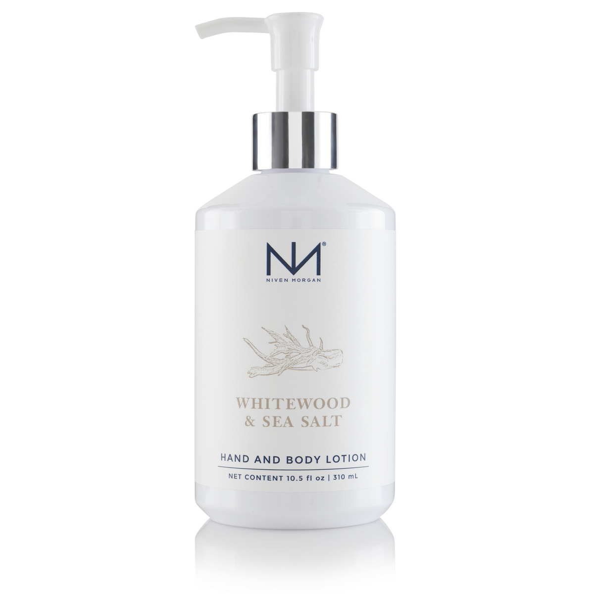 Niven Morgan Whitewood & Sea Salt Hand + Body Lotion