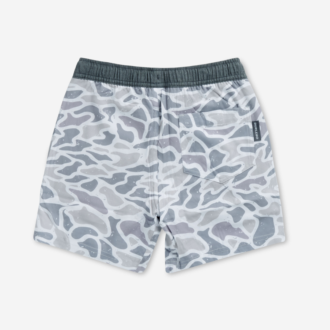 Youth Burlebo Athletic Short - White Camo