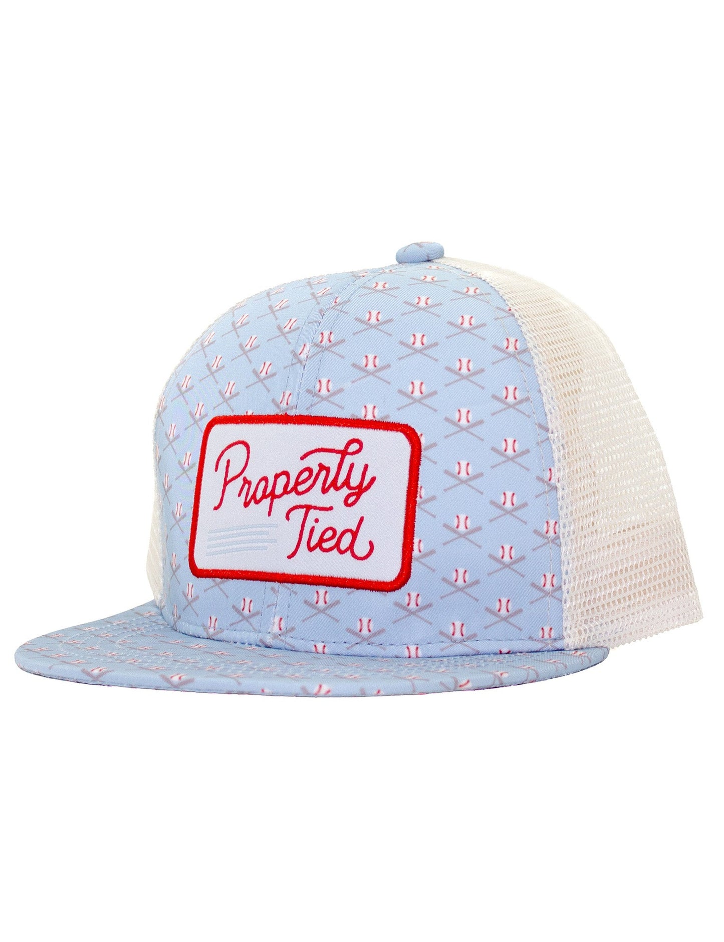 Properly Tied Boys Sportsman Trucker Hat Baseball Shield
