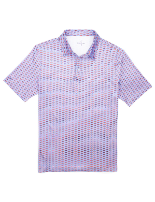 Properly Tied Inlet Polo Freedom Flag