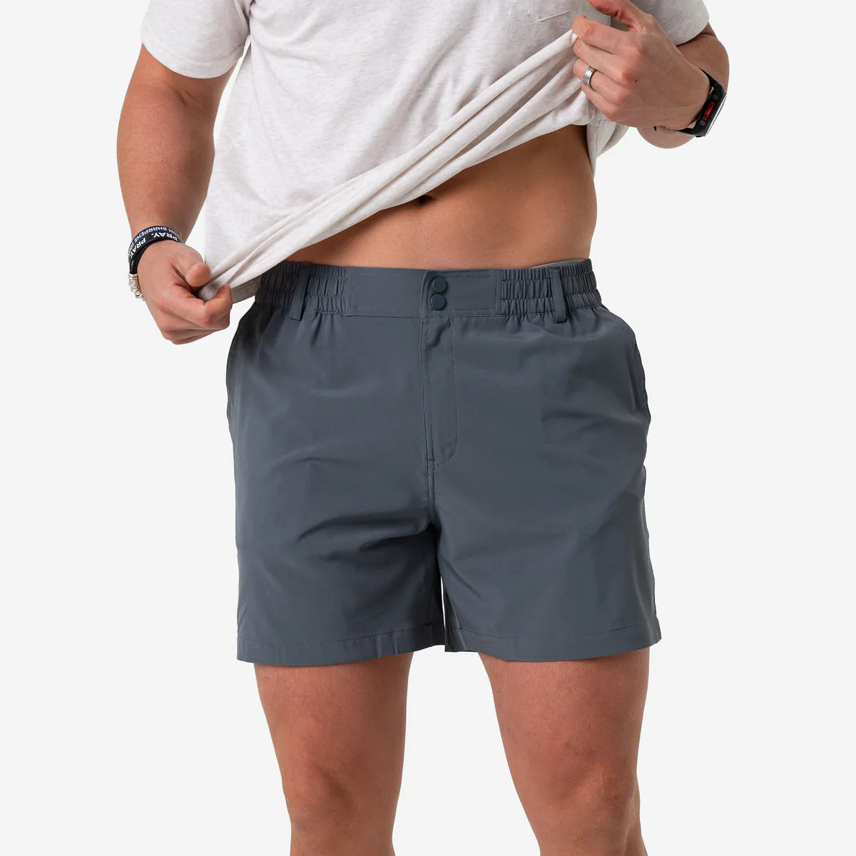 Burlebo Everyday Short - River Rock Grey - Classic Deer Camo