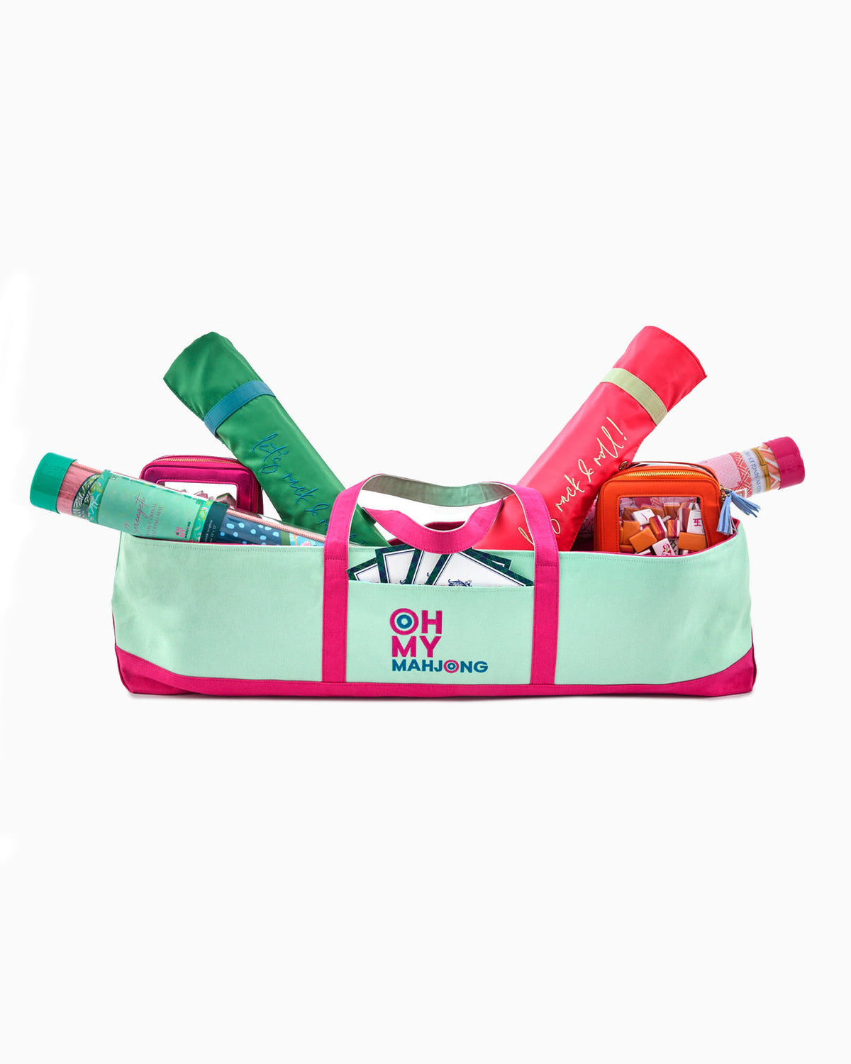 Oh My Mahjong Mint Mat Storage Bag
