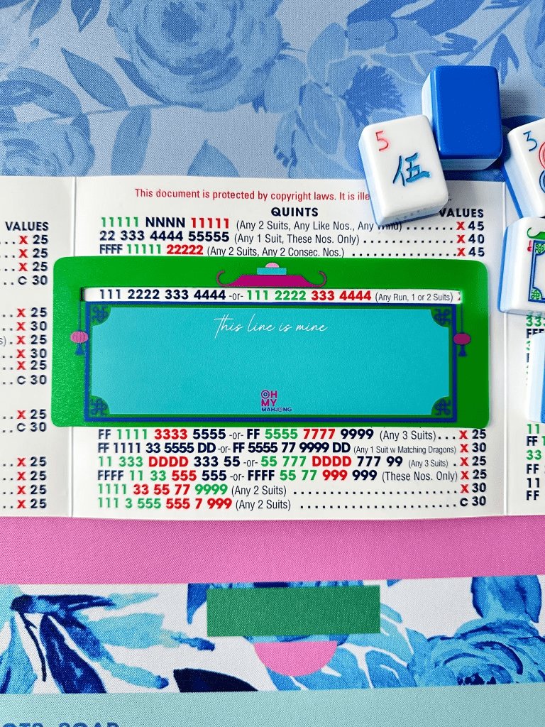 Oh My Mahjong Green Line Finder