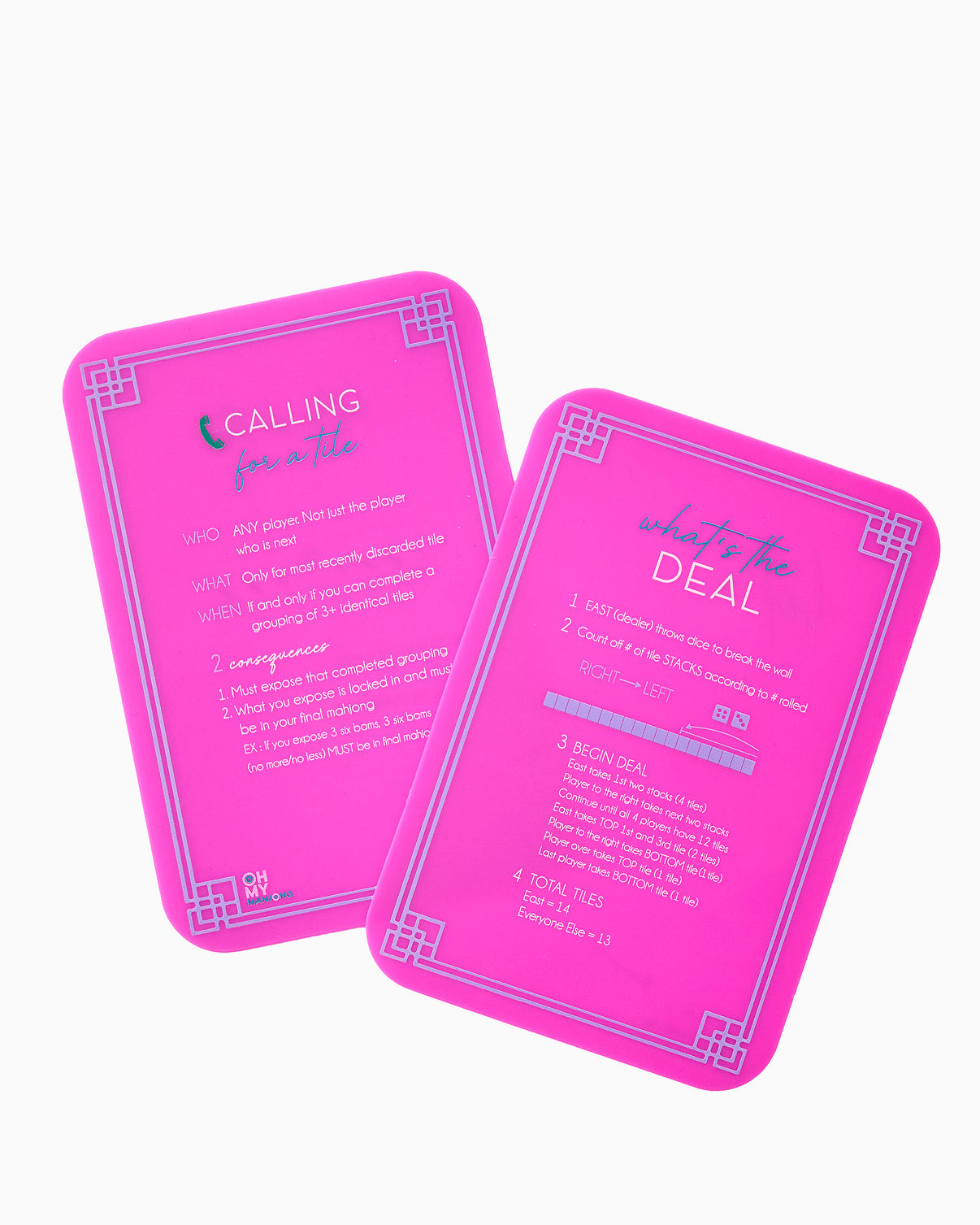 Oh My Mahjong Pink Tile Shufflers
