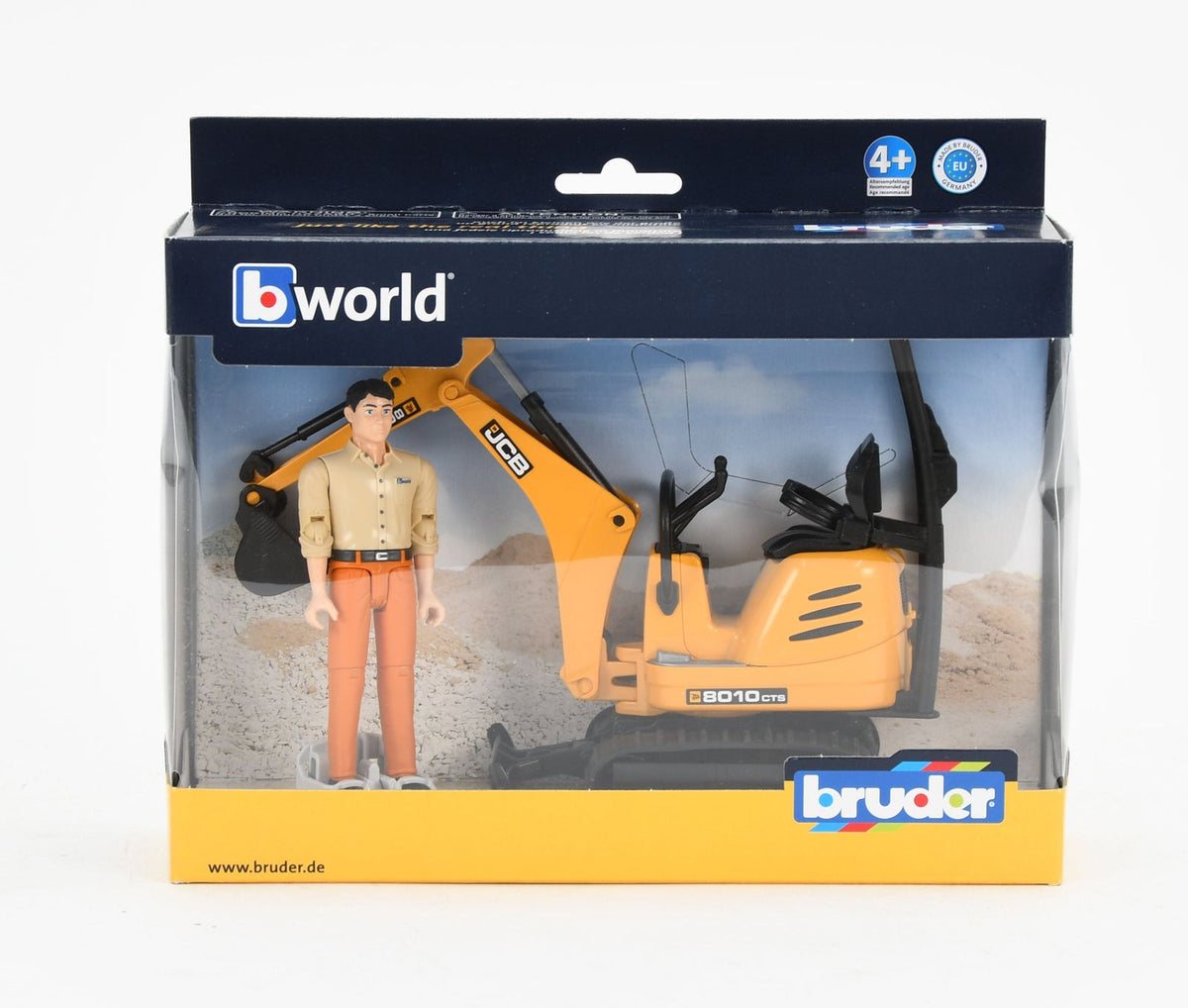 Bruder Micro Excavator and Worker