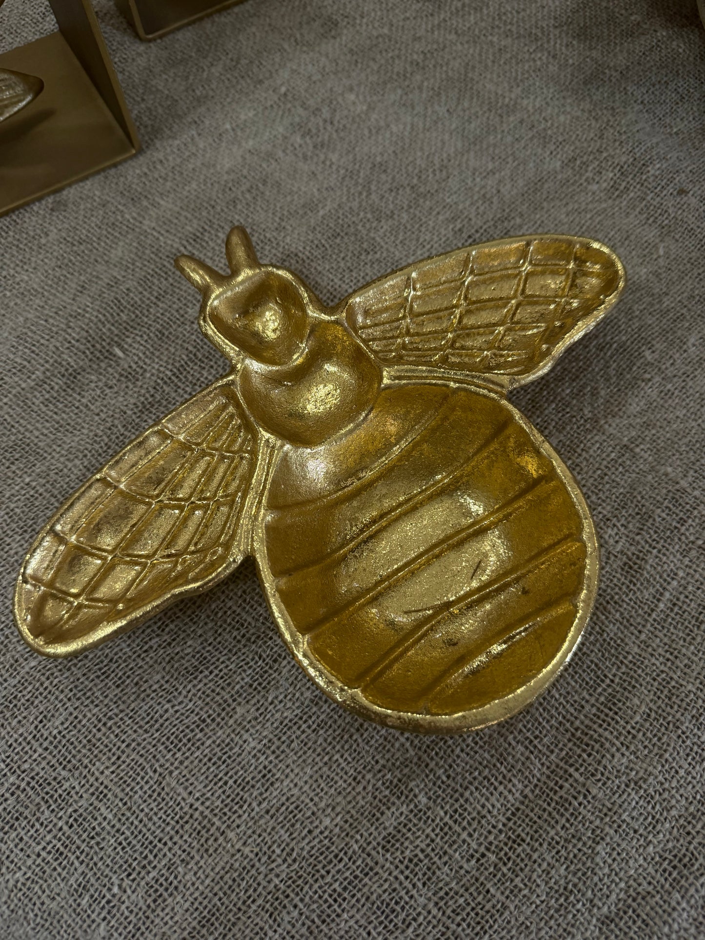 Gold Bee Dish