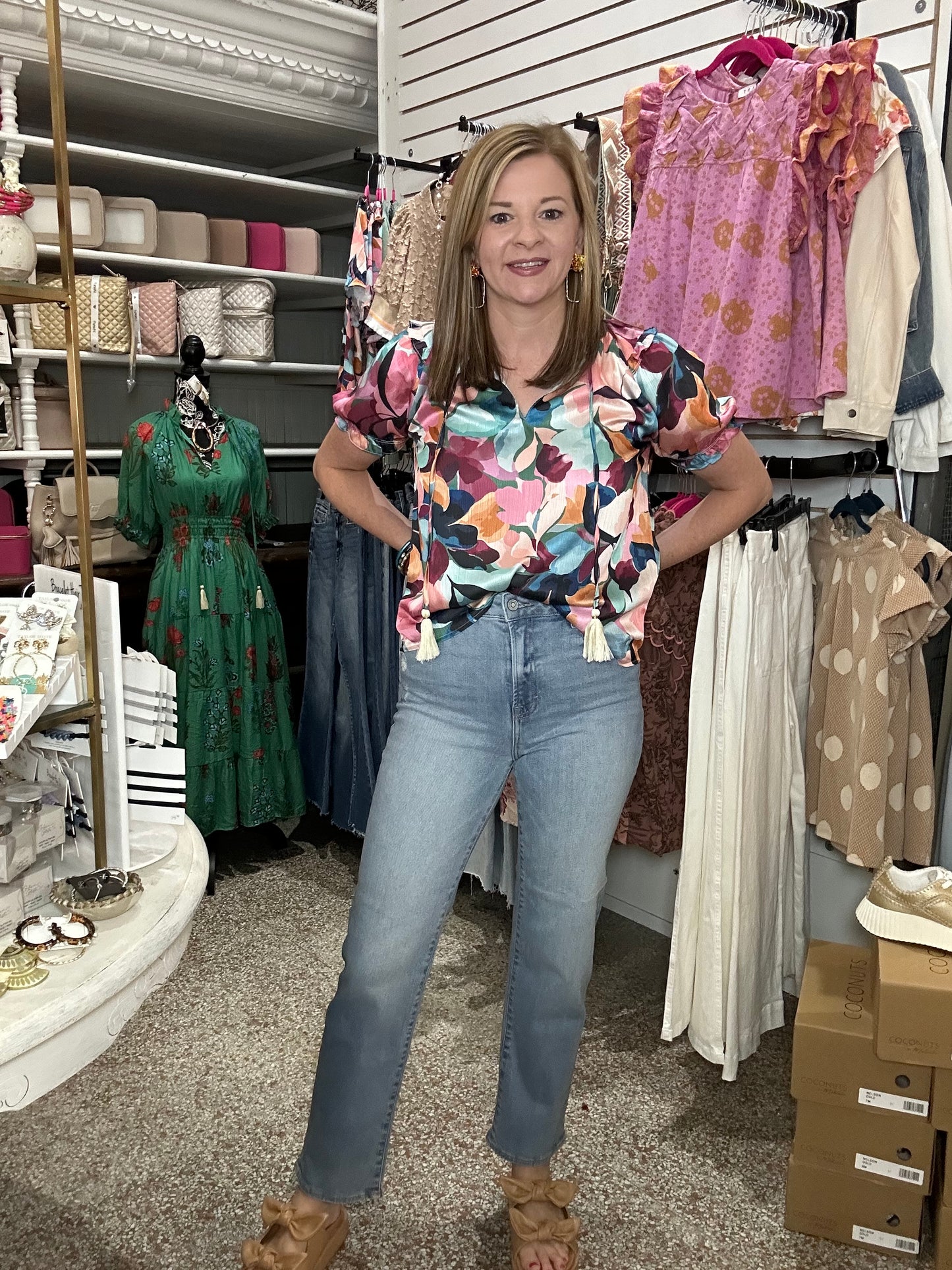 Fall Floral Shirt