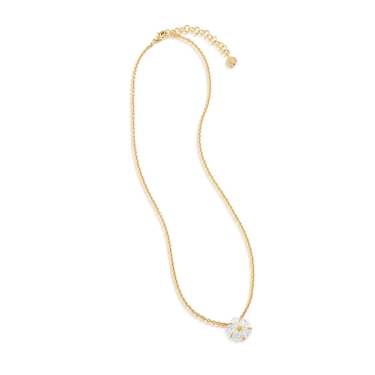 Capucine De Wulf Mermaid Garden Petite Station Necklace, 16" - MOP
