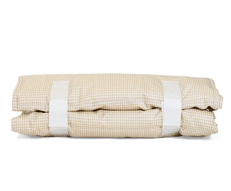 TRVL Design Rest Up Nap Mat - Gingham Khaki