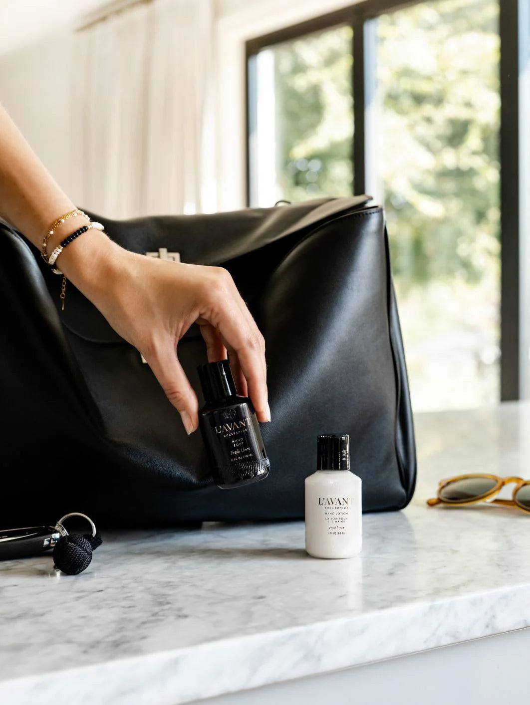 L'Avant Collective-Fresh Linen Mini Hand Care Set