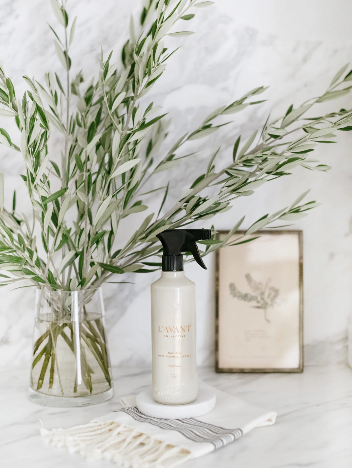 L'Avant Collective-Fresh Linen Multipurpose Cleaner Spray 16 oz.