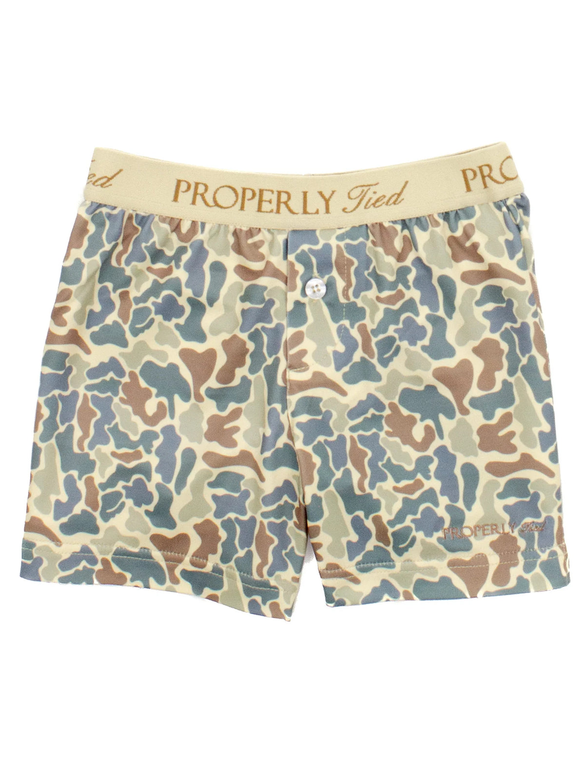 Properly Tied - Boys Inlet Boxer Field Camo