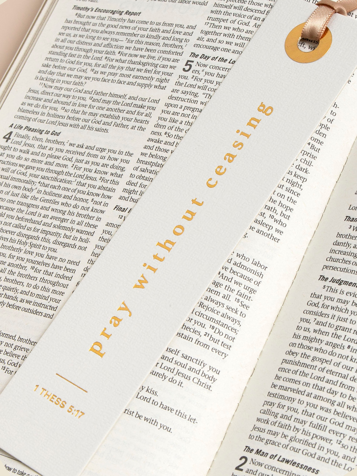 Pray Without Ceasing Scripture Bookmark