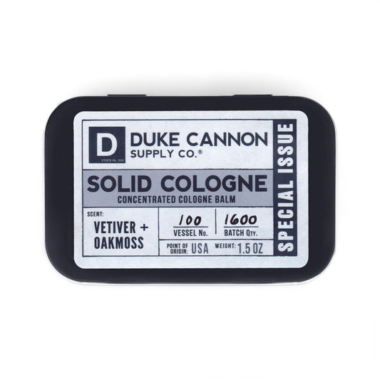 Duke Cannon Supply Co.- Solid Cologne (Special Issue) Vetiver + Oakmoss