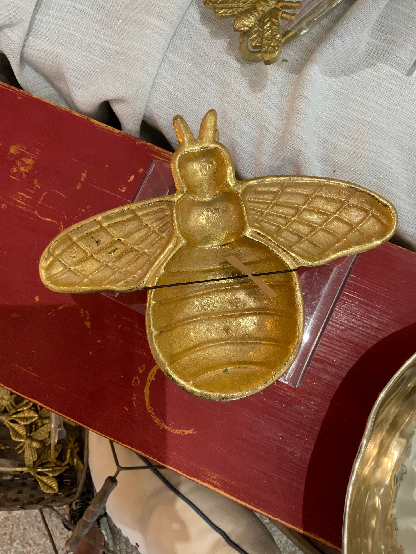 Gold Bee Dish