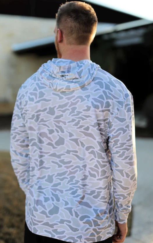 Burlebo Performance Hoodie - White Camo