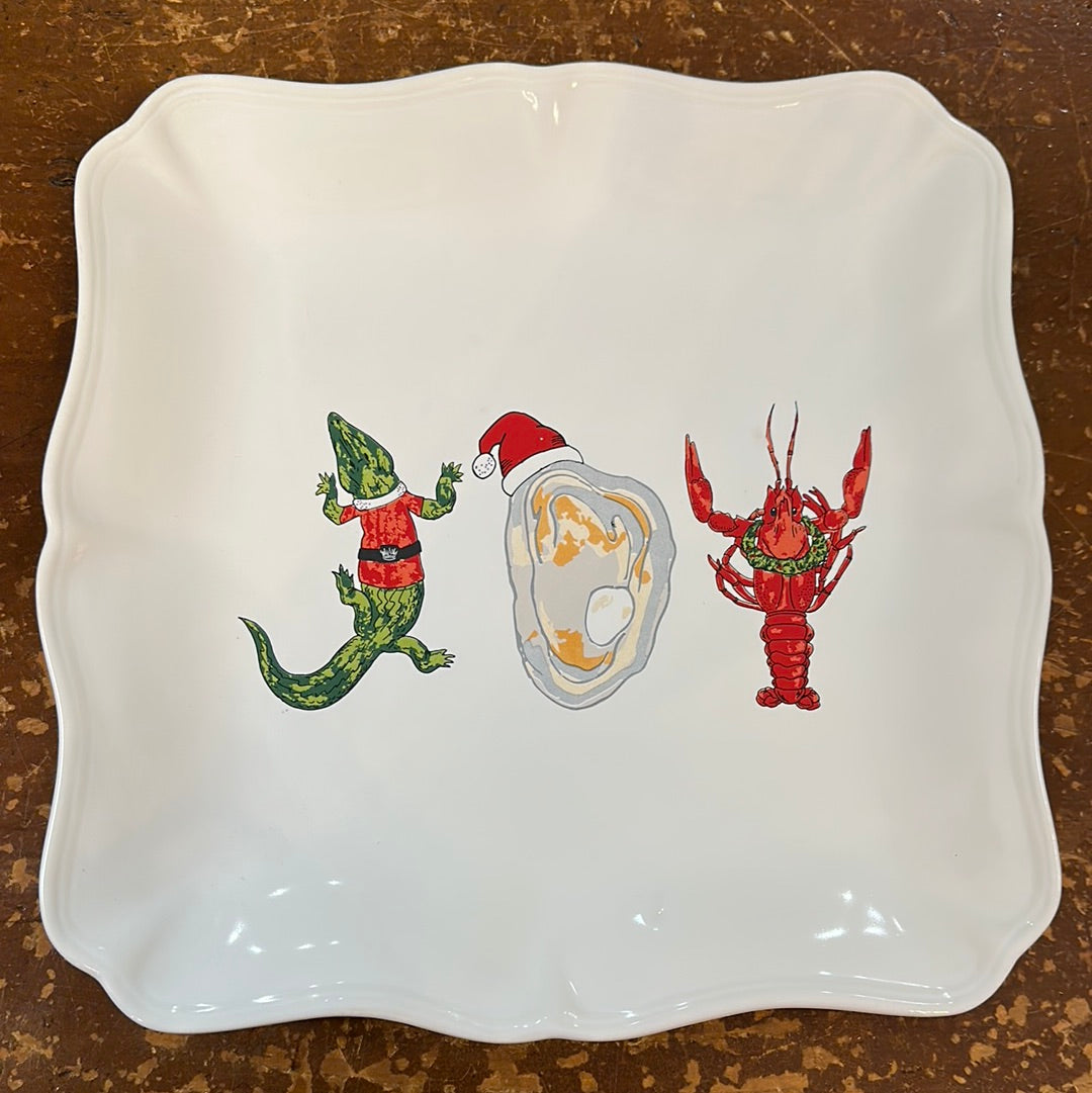 Cajun Joy Christmas Plate