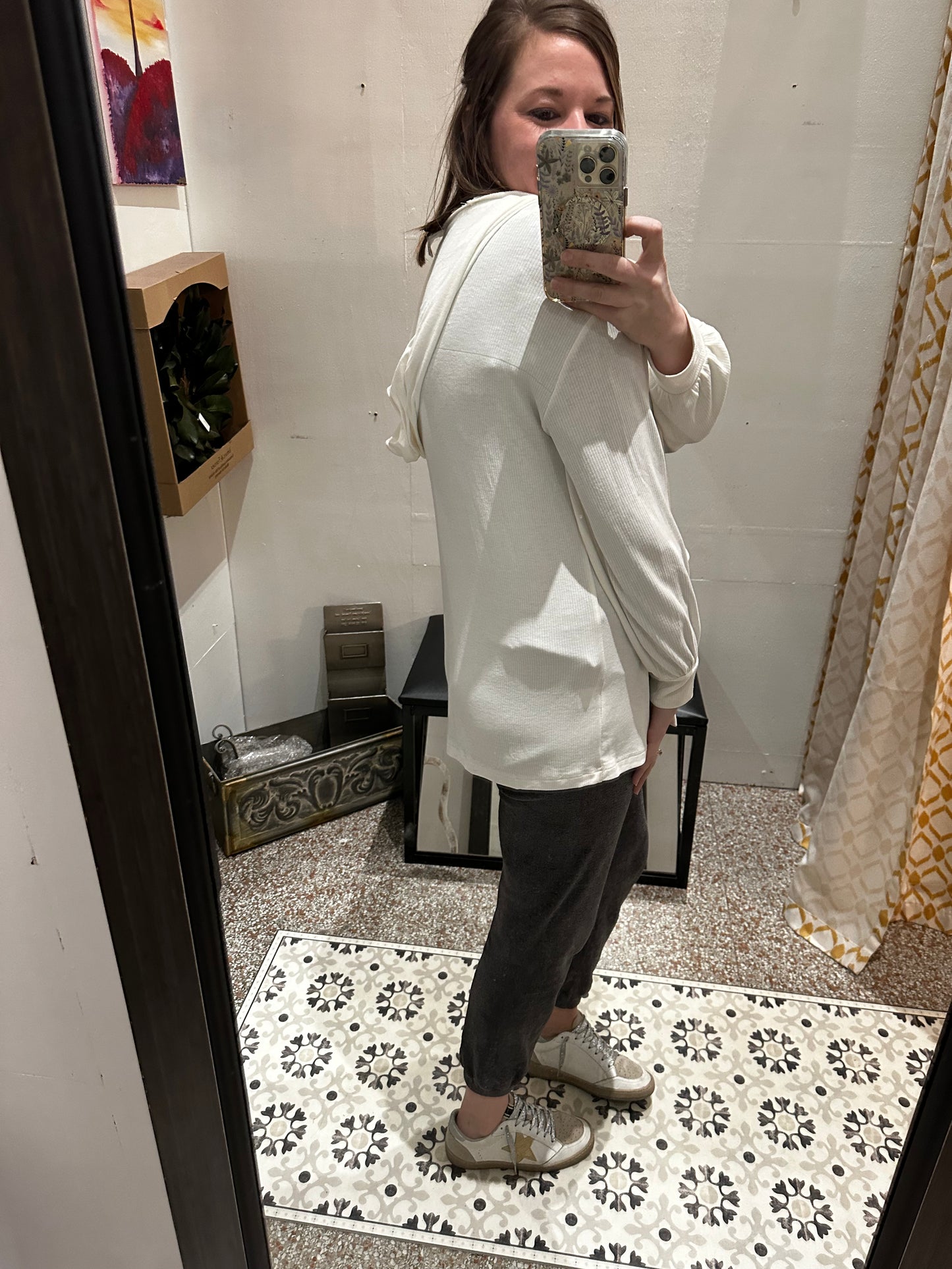 White Lightweight Cardigan