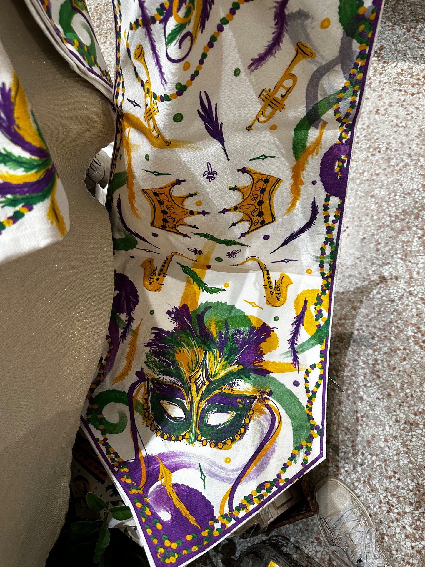 Mardi Gras Table Runner