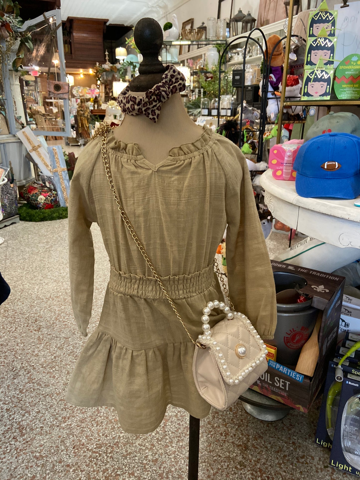 Tan Little Girl’s Dress