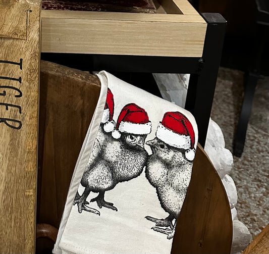 Christmas Chick Towel