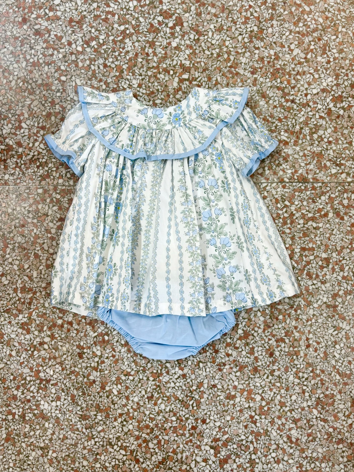 Blue and Green Bloomer Set