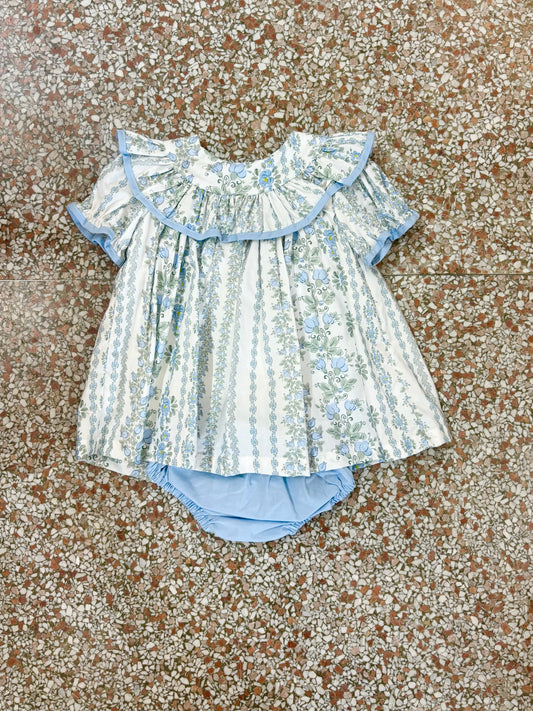 Blue and Green Bloomer Set