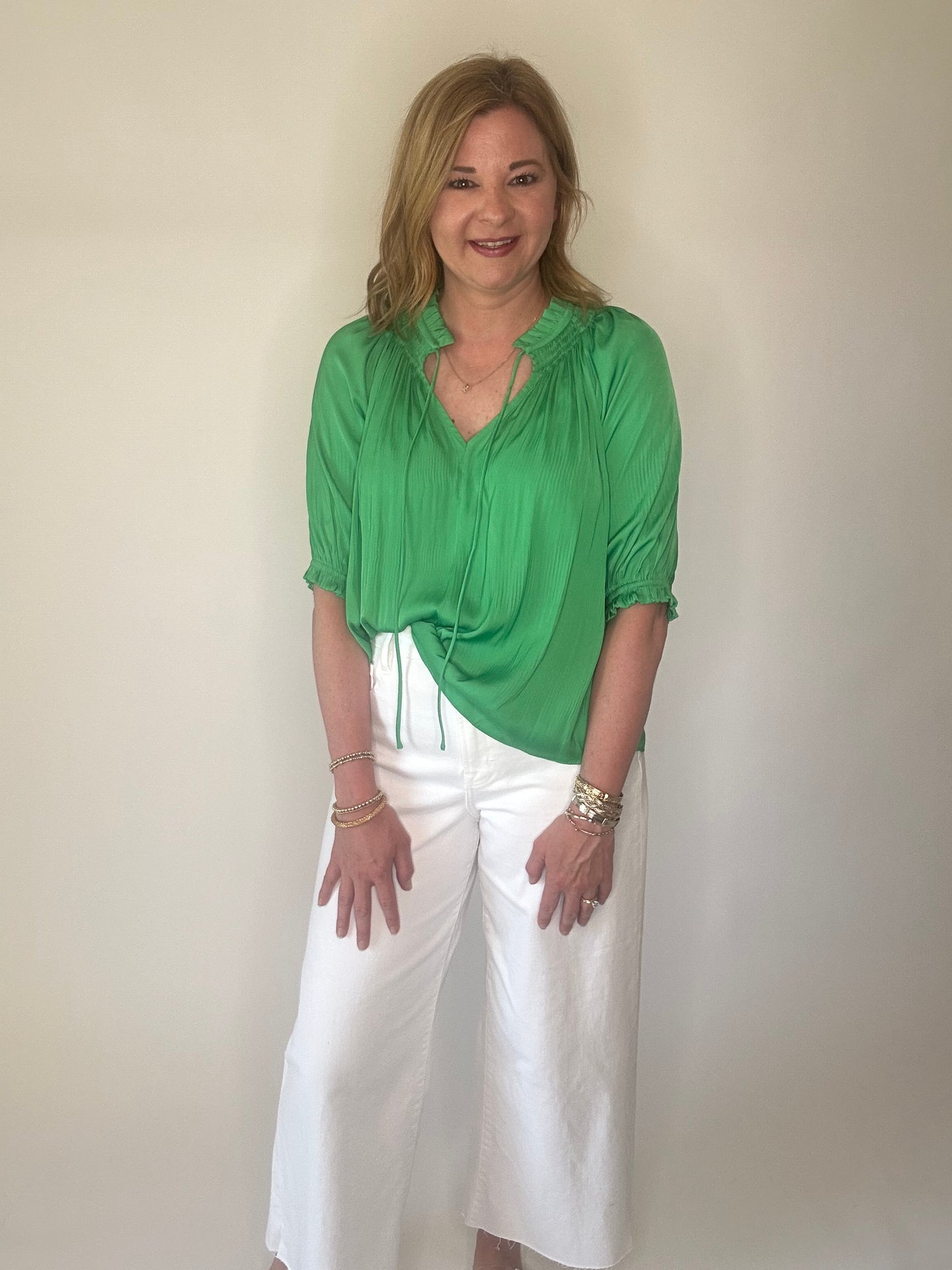 Kelly Green Top