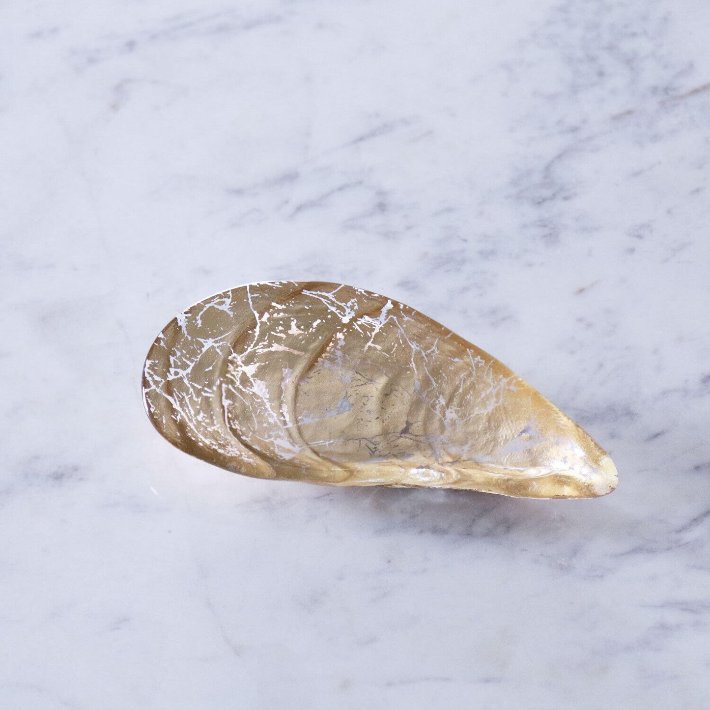 Beatriz Ball Cracked Gold Foil Small Pina Shells