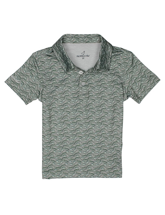 Properly Tied- Boys Inlet Polo Fresh Catch