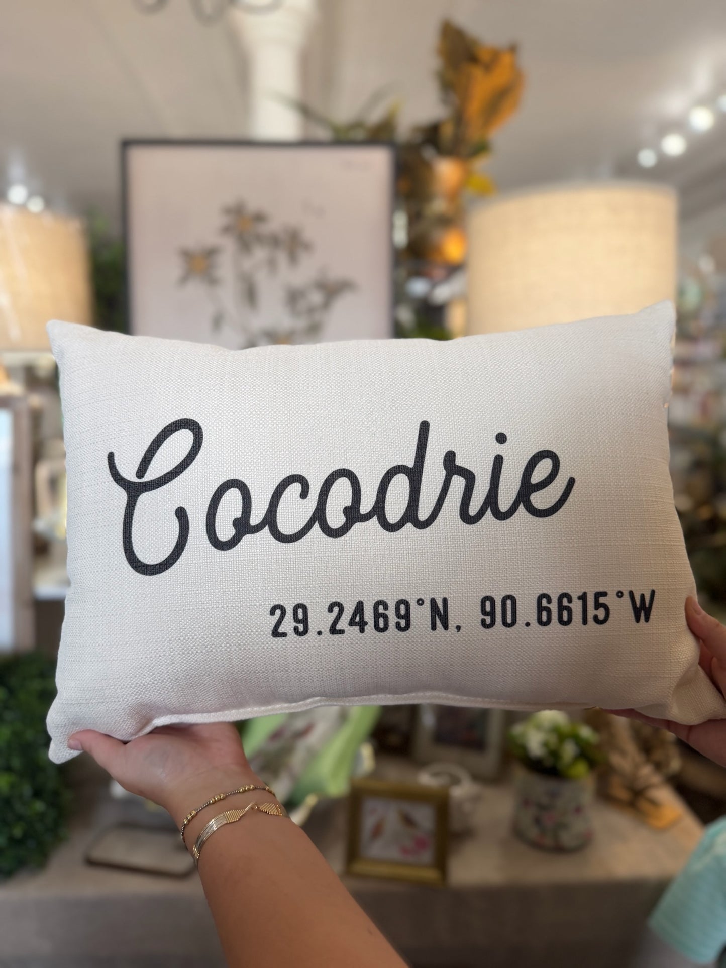 Cocodrie Throw Pillow