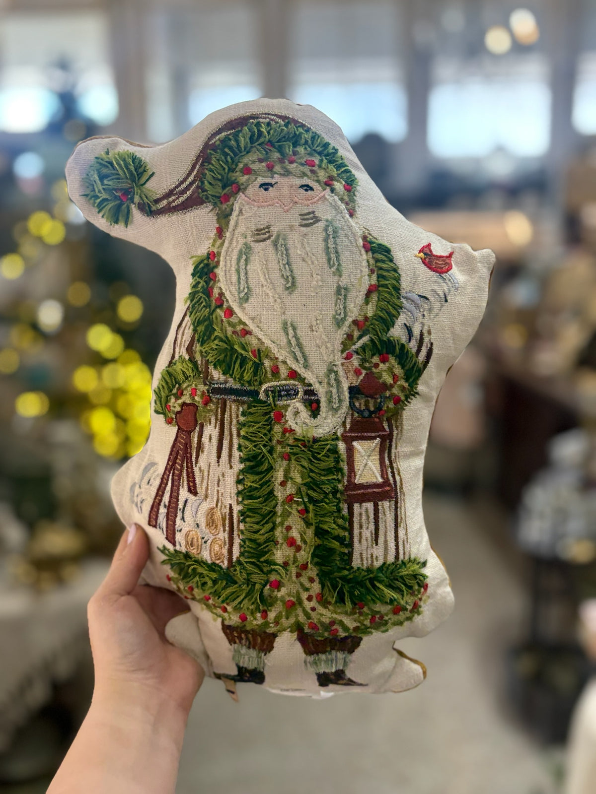 St. Nicholas Embroidered Decorative Pillow