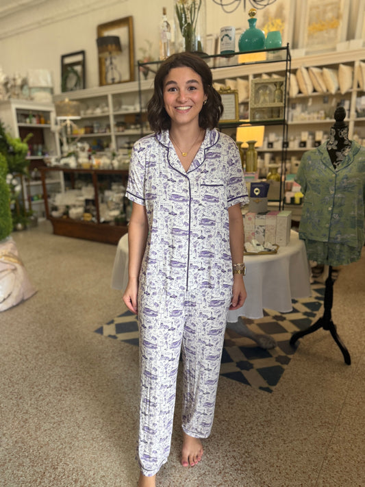 LSU Team Toile Pajamas