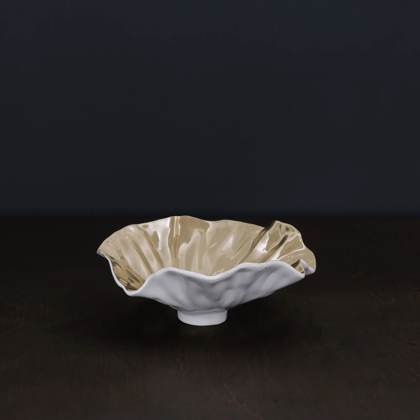 Beatriz Ball THANNI Bloom Small Bowl (White and Gold)