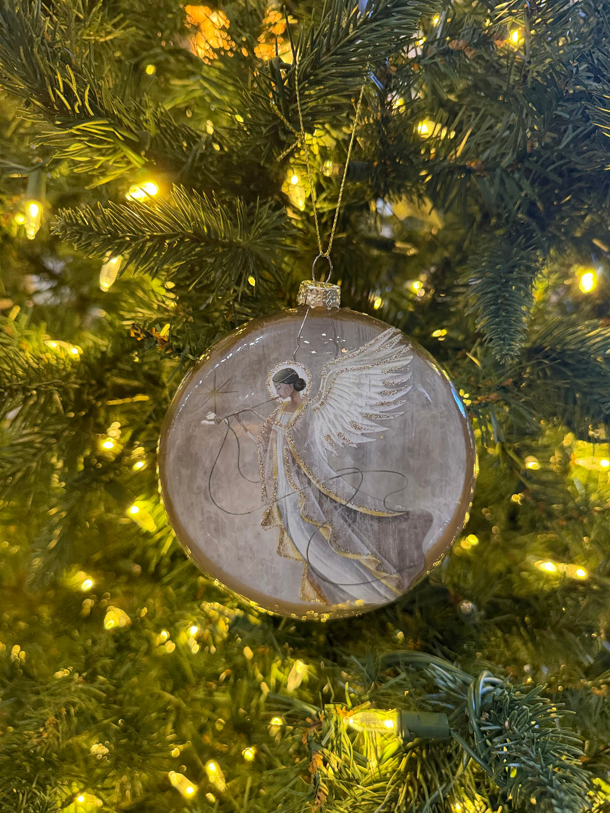Angel Disc Ornament