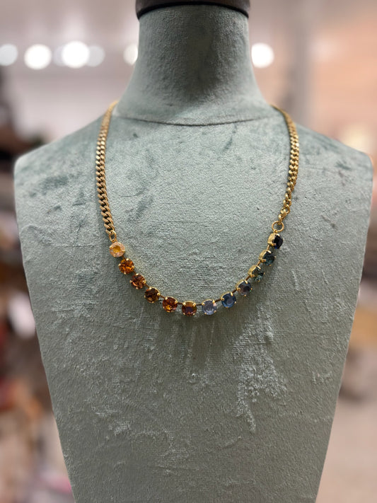Mini Oakland Necklace In Midnight Express