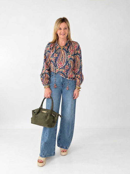 Ivy Jane Top with Loop and Tassels