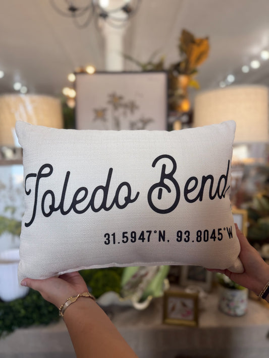 Toledo Bend Throw Pillow