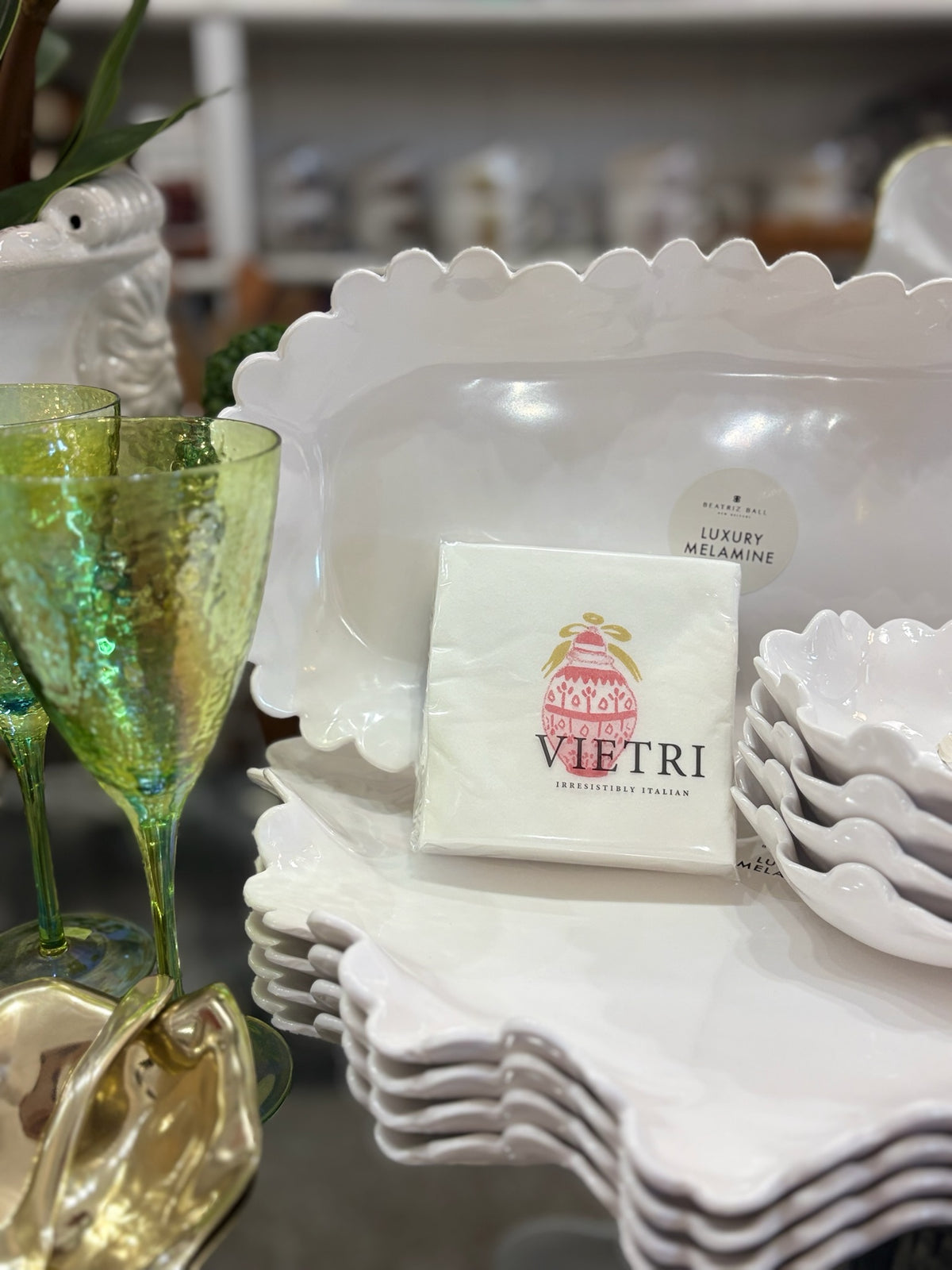 Vietri Papersoft Red Ginger Jar Cocktail Napkins